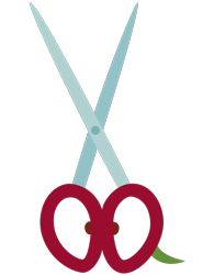 Size: 711x963 | Tagged: safe, artist:cheezedoodle96, .svg available, babs seed, bloom and gloom, cutie mark, cutie mark only, no pony, scissors, simple background, svg, transparent background, vector